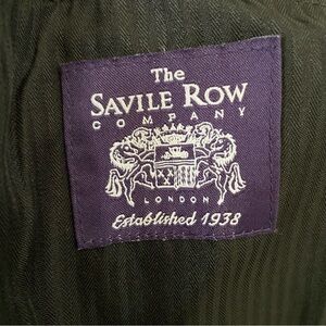 The Saville Row Company Men's Black Pants With Elastic Waist Size 36x33